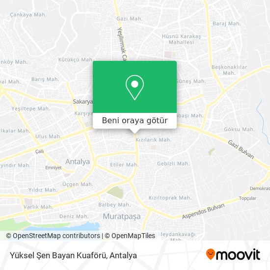 Yüksel Şen Bayan Kuaförü harita