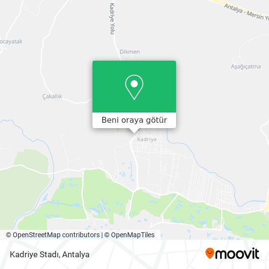 Kadriye Stadı harita