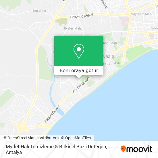 Mydet Halı Temizleme & Bitkisel Bazli Deterjan harita