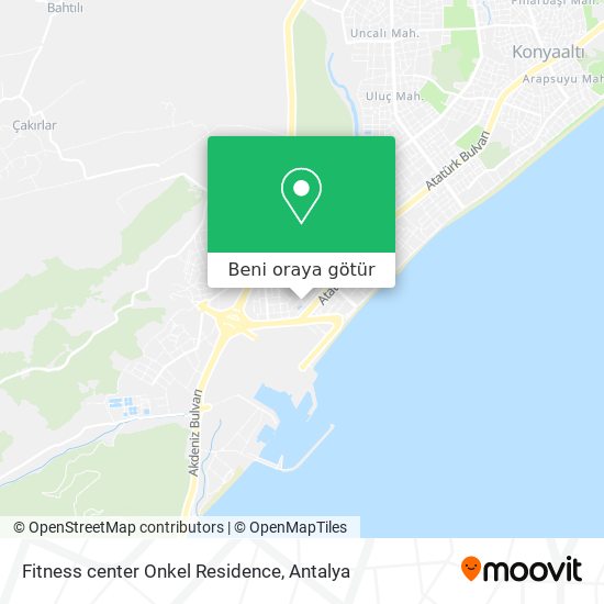 Fitness center Onkel Residence harita