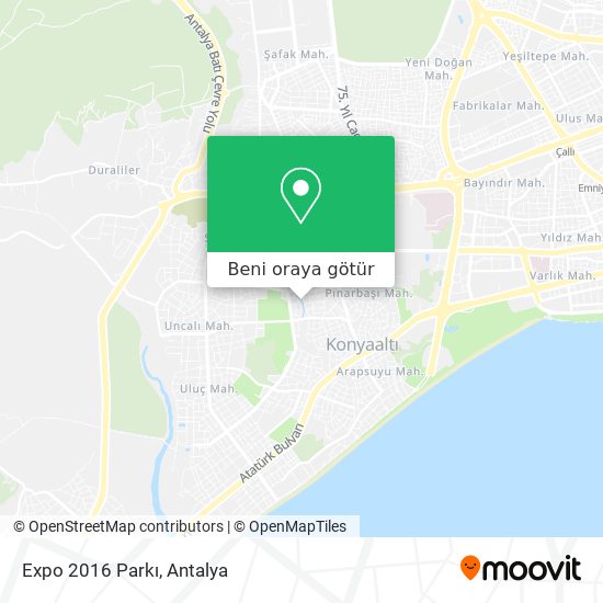 Expo 2016 Parkı harita