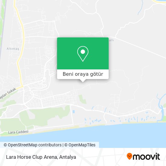 Lara Horse Clup Arena harita