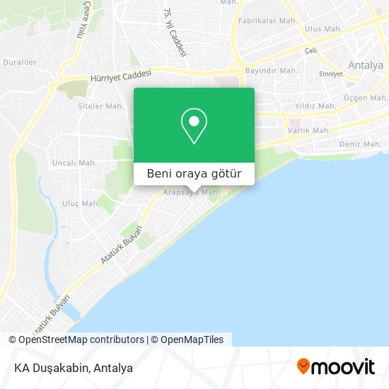 KA Duşakabin harita