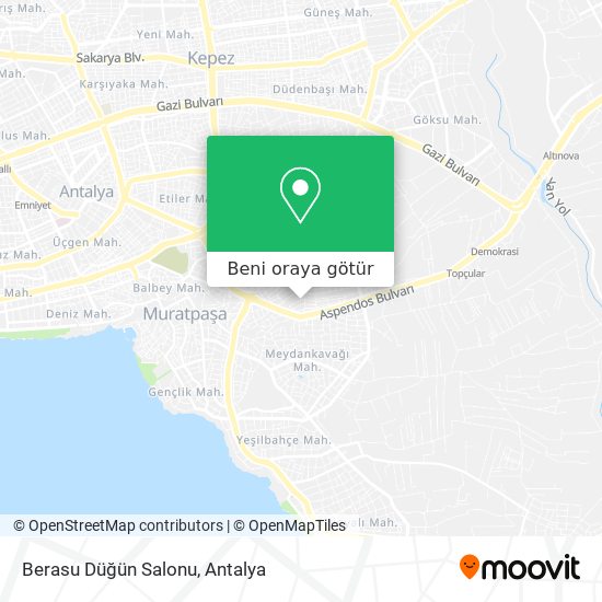 Berasu Düğün Salonu harita