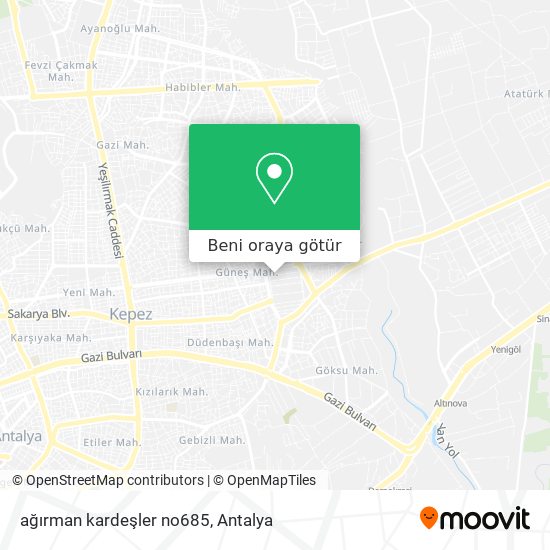 ağırman kardeşler no685 harita