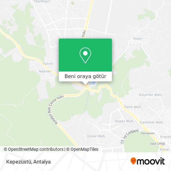 Kepezüstü harita