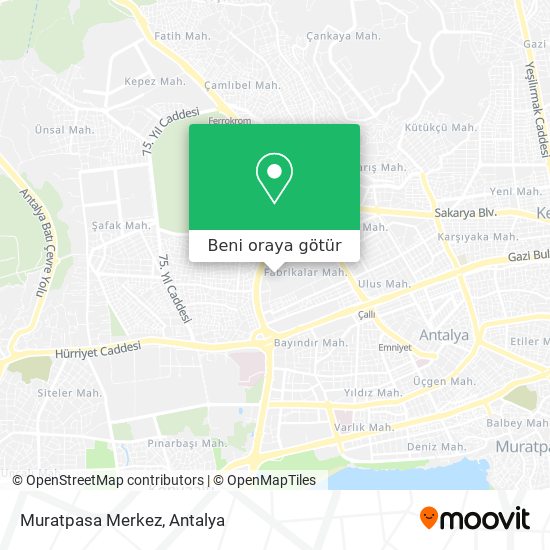 Muratpasa Merkez harita