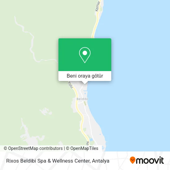 Rixos Beldibi Spa & Wellness Center harita
