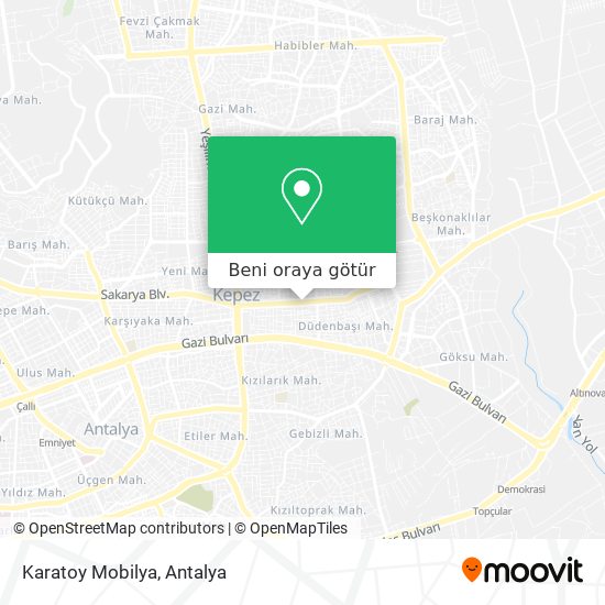 Karatoy Mobilya harita