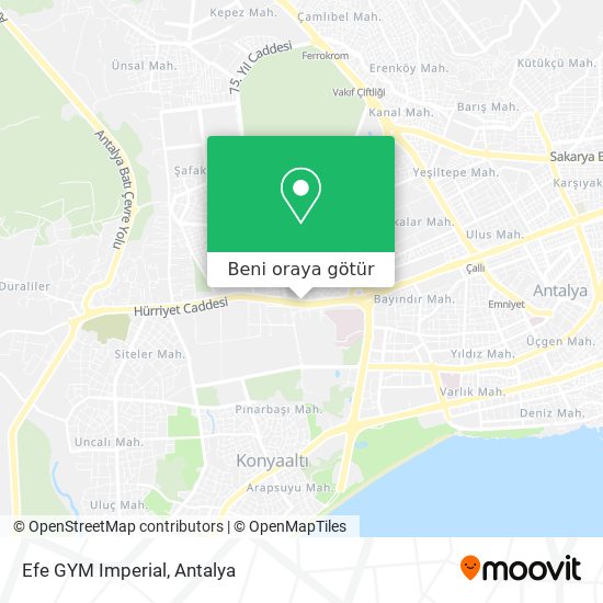 Efe GYM Imperial harita