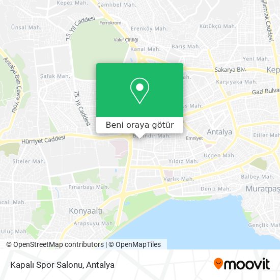 Kapalı Spor Salonu harita