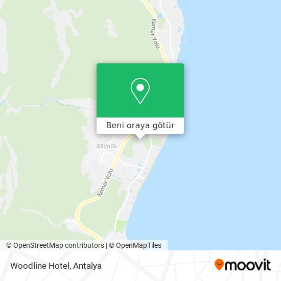 Woodline Hotel harita