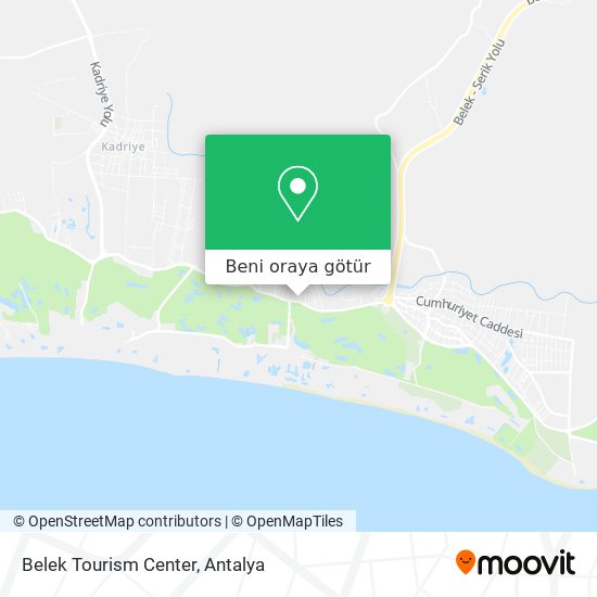 Belek Tourism Center harita