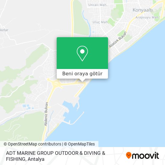ADT MARINE GROUP OUTDOOR & DIVING & FISHING harita