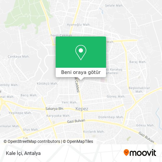 Kale İçi harita