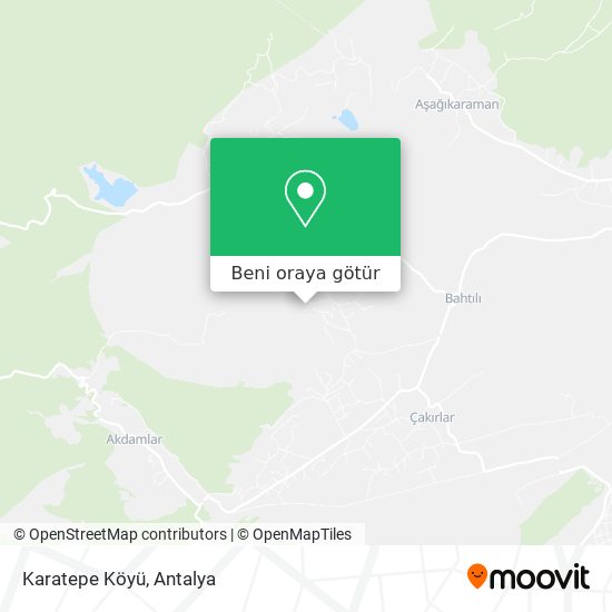 Karatepe Köyü harita