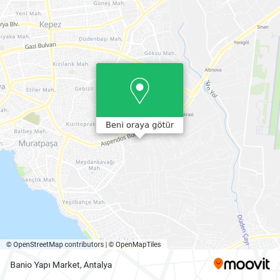 Banio Yapı Market harita