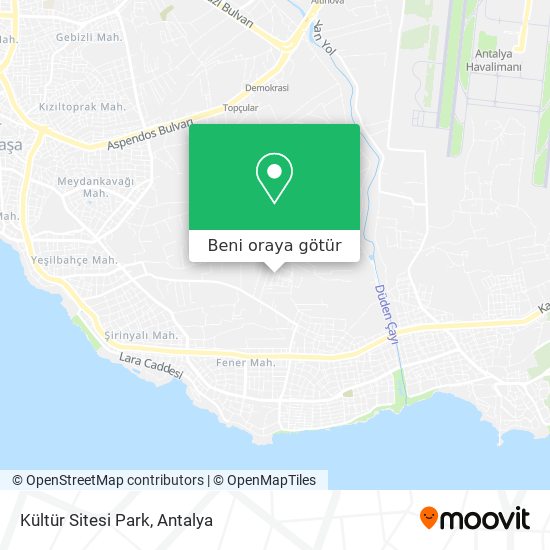 Kültür Sitesi Park harita