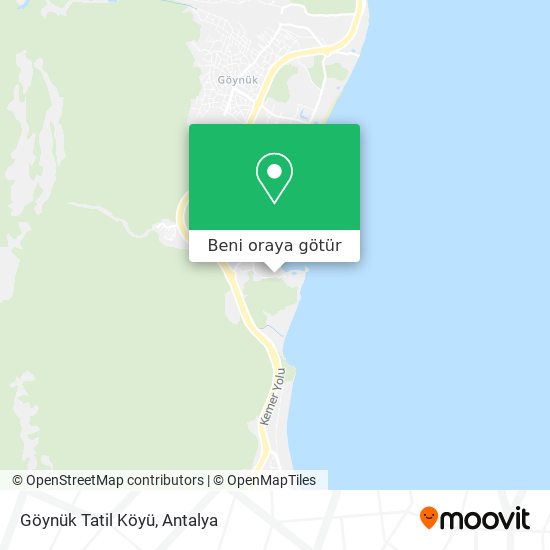 Göynük Tatil Köyü harita