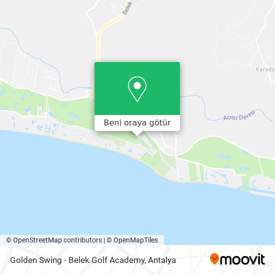 Golden Swing - Belek Golf Academy harita