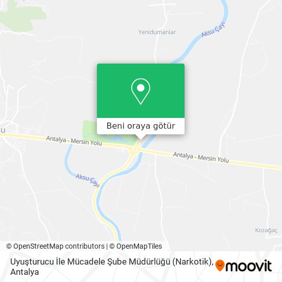 Uyuşturucu İle Mücadele Şube Müdürlüğü (Narkotik) harita