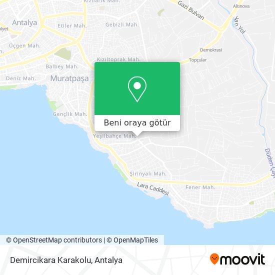 Demircikara Karakolu harita