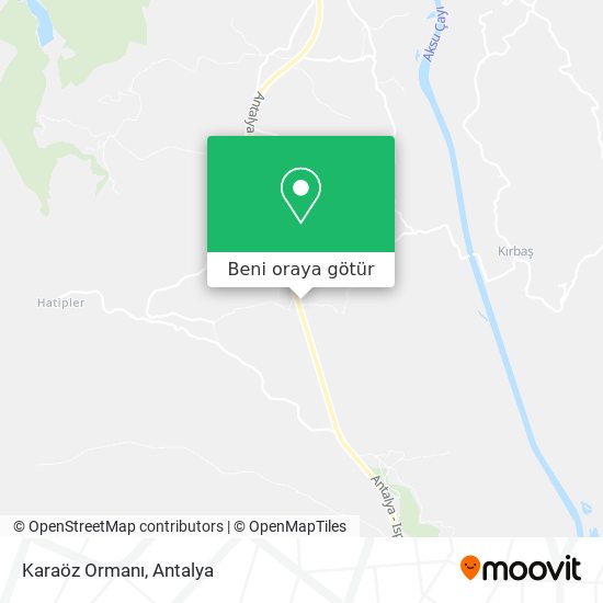 Karaöz Ormanı harita