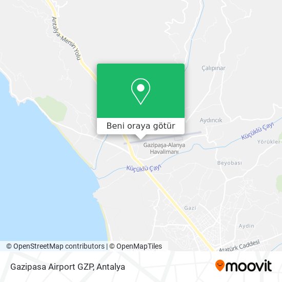 Gazipasa Airport GZP harita