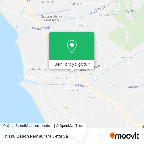 Nanu Beach Restaurant harita