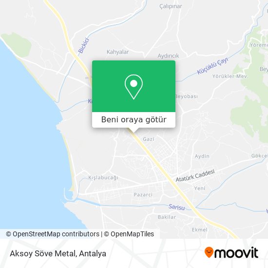 Aksoy Söve Metal harita