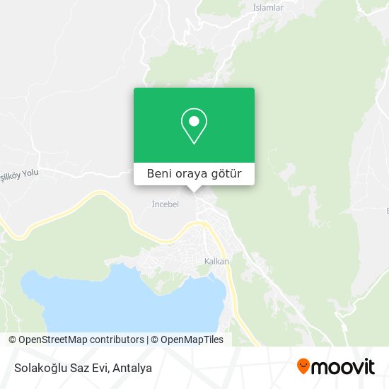 Solakoğlu Saz Evi harita