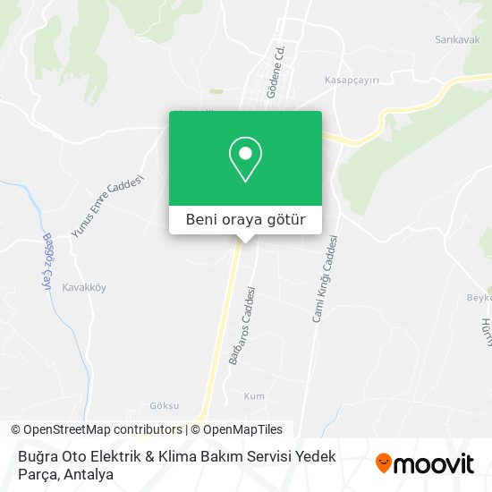 Buğra Oto Elektrik & Klima Bakım Servisi Yedek Parça harita