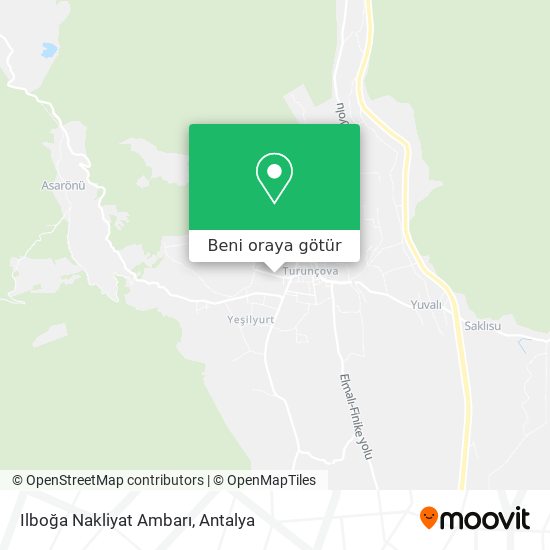 Ilboğa Nakliyat Ambarı harita