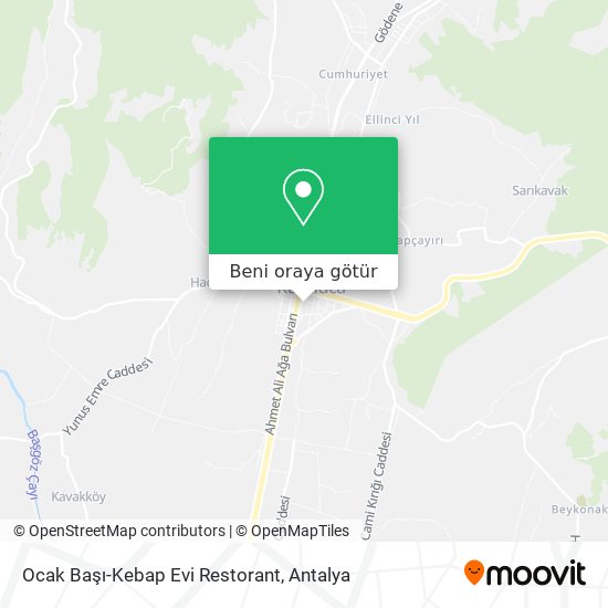 Ocak Başı-Kebap Evi Restorant harita