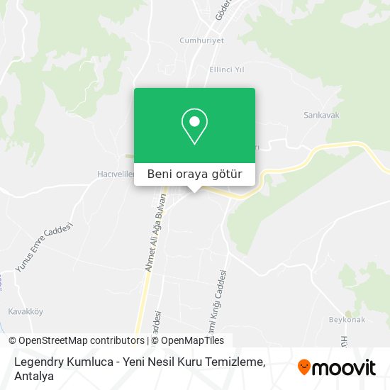 Legendry Kumluca - Yeni Nesil Kuru Temizleme harita