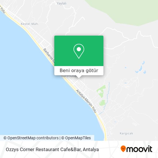 Ozzys Corner Restaurant Cafe&Bar harita