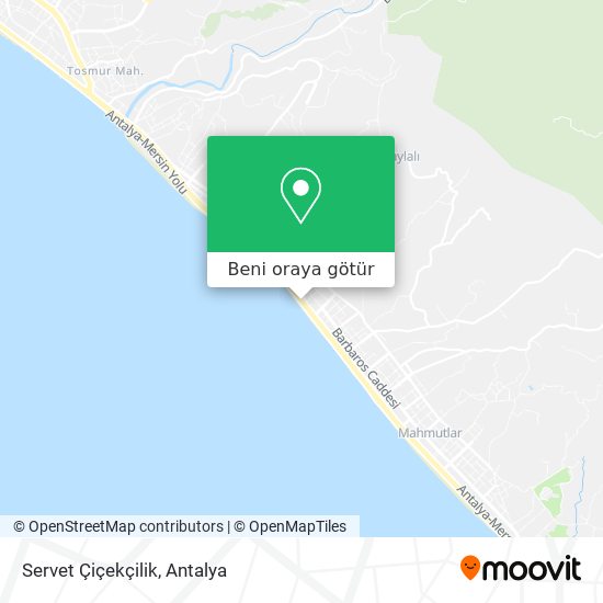 Servet Çiçekçilik harita