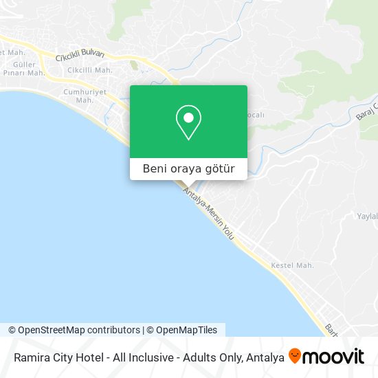 Ramira City Hotel - All Inclusive - Adults Only harita