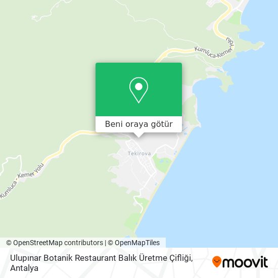 Ulupınar Botanik Restaurant Balık Üretme Çifliği harita