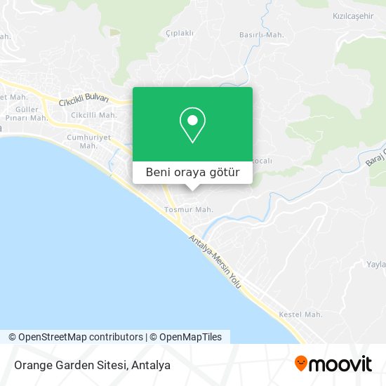 Orange Garden Sitesi harita