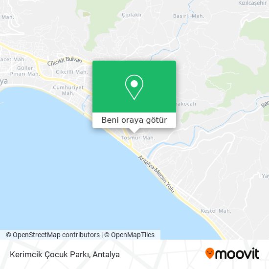 Kerimcik Çocuk Parkı harita