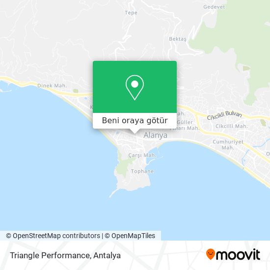 Triangle Performance harita