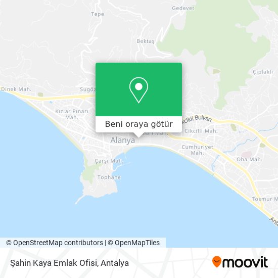 Şahin Kaya Emlak Ofisi harita
