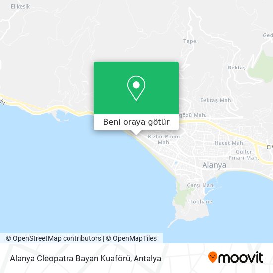 Alanya Cleopatra Bayan Kuaförü harita