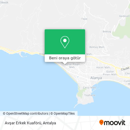 Avşar Erkek Kuaförü harita