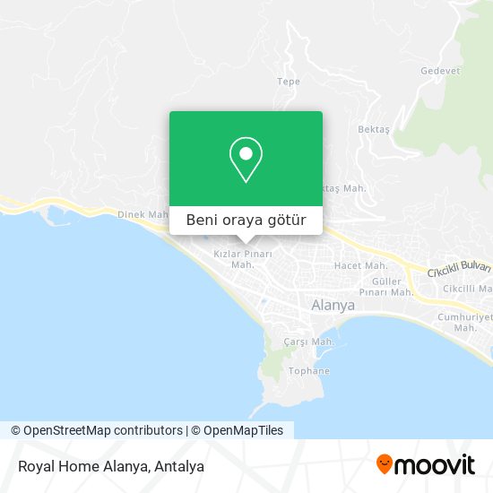 Royal Home Alanya harita