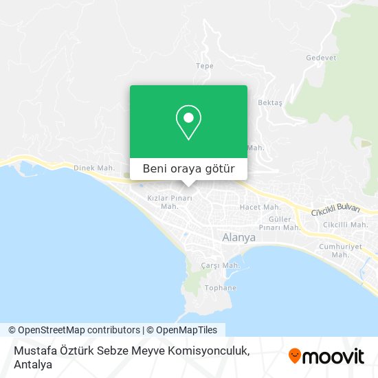 Mustafa Öztürk Sebze Meyve Komisyonculuk harita