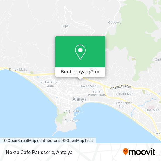 Nokta Cafe Patisserie harita