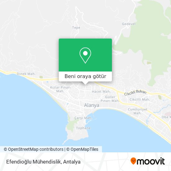 Efendioğlu Mühendislik harita