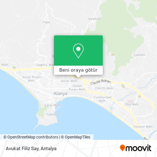 Avukat Filiz Say harita